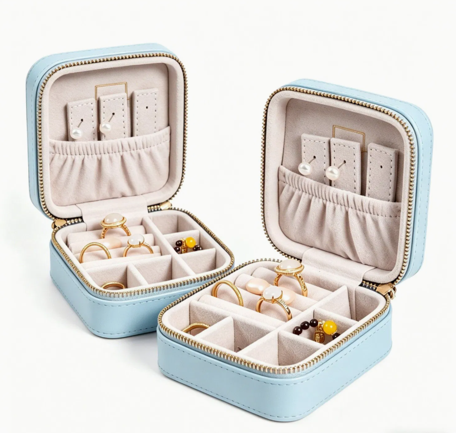 Versatile Jewelry Organizer with Removable Tray – Easy-Access Jewelry Storage Box