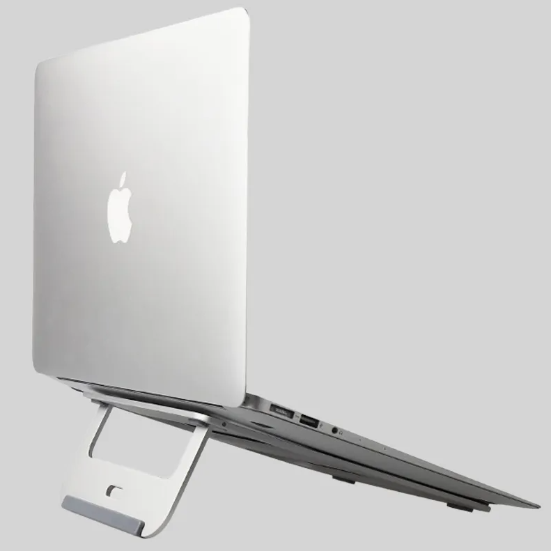 Foldable Aluminum Alloy Laptop Stand – Adjustable Desk Organizer with Anti-Scratch Base