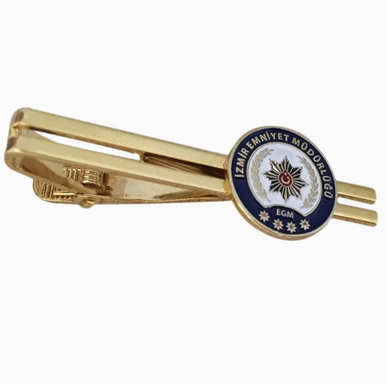 Luxury Chinese Metal Logo Tie Clip – Premium Men's Formal Gift Accessory