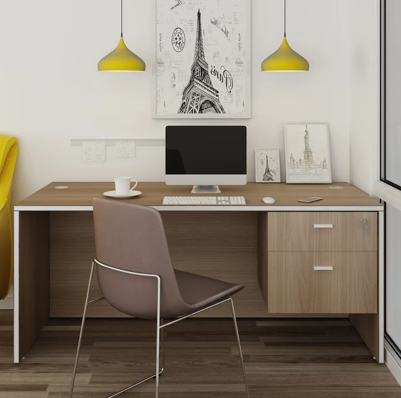 Modern Wooden Computer Desk – Large Office & Home Study Workstation