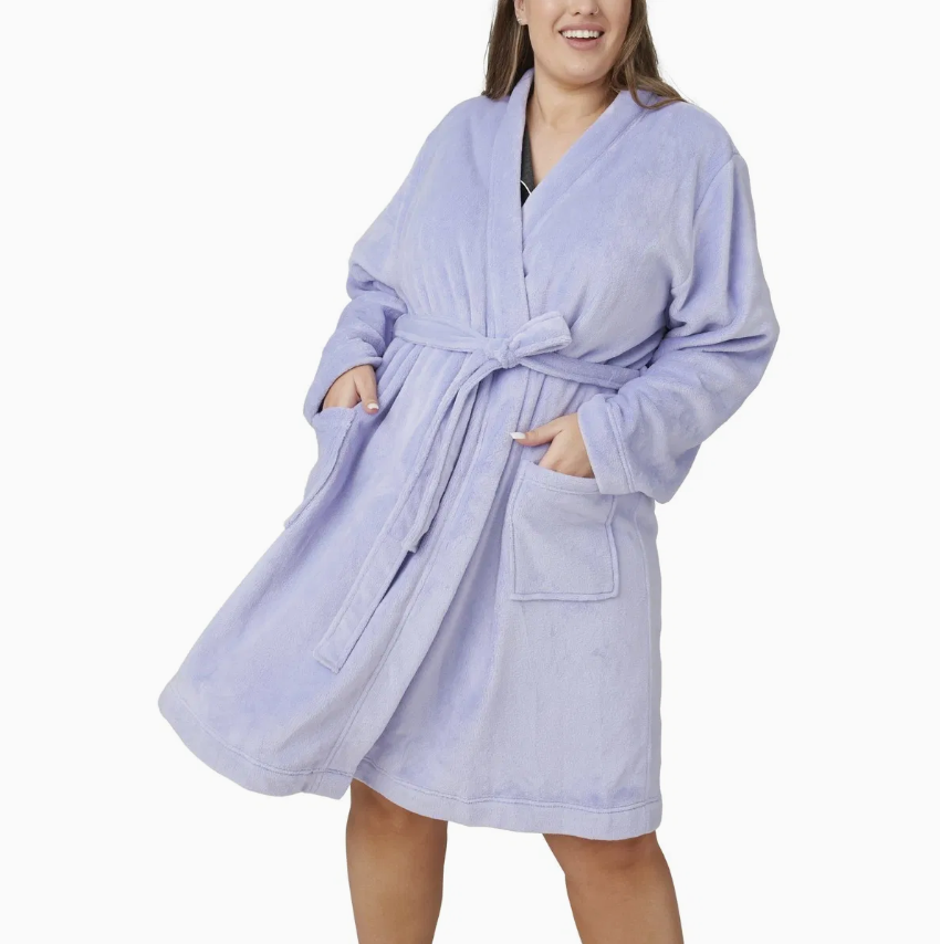 Extra-Large Women's Dressing Gown – Comfortable Plus-Size Loungewear & Bathrobe